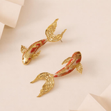 ARETES PEZ KOI MAXI PINTADO
