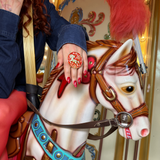 ANILLO MEDALLON CABALLO DE FUEGO
