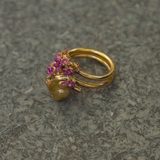 ANILLO CORAZÓN ANATÓMICO PEQUEÑO PINTADO