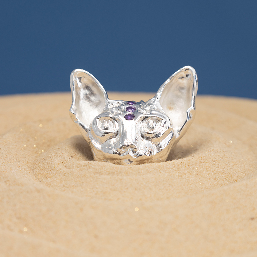 ANILLO MAXI GATO EGIPCIO