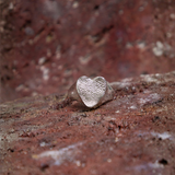 ANILLO CORAZÓN HUELLAS ALMAS GEMELAS