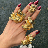 ANILLO MEDIUM KOALA MOTHER & BABY PINTADO