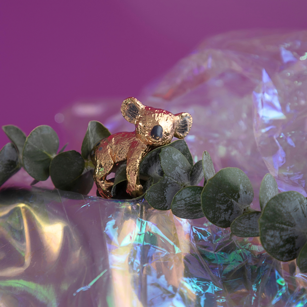 ANILLO KOALA SLEEPY PINTADO