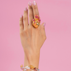 ANILLO CORAZÓN ANATÓMICO MAXI PINTADO