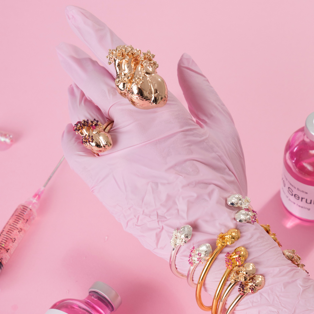 PULSERA CORAZÓN ANATÓMICO MINI