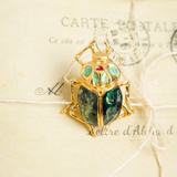 ANILLO ESCARABAJO VERDE MAXI