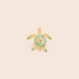 ANILLO TORTUGA MARINA PINTADO