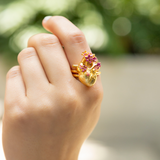 ANILLO CORAZÓN ANATÓMICO PEQUEÑO PINTADO