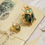 ANILLO ESCARABAJO VERDE MINI