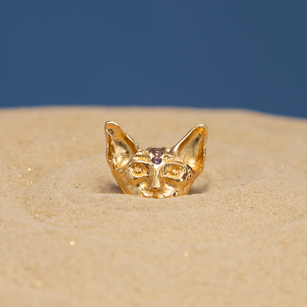 ANILLO  GATO MEDIUM EGIPCIO