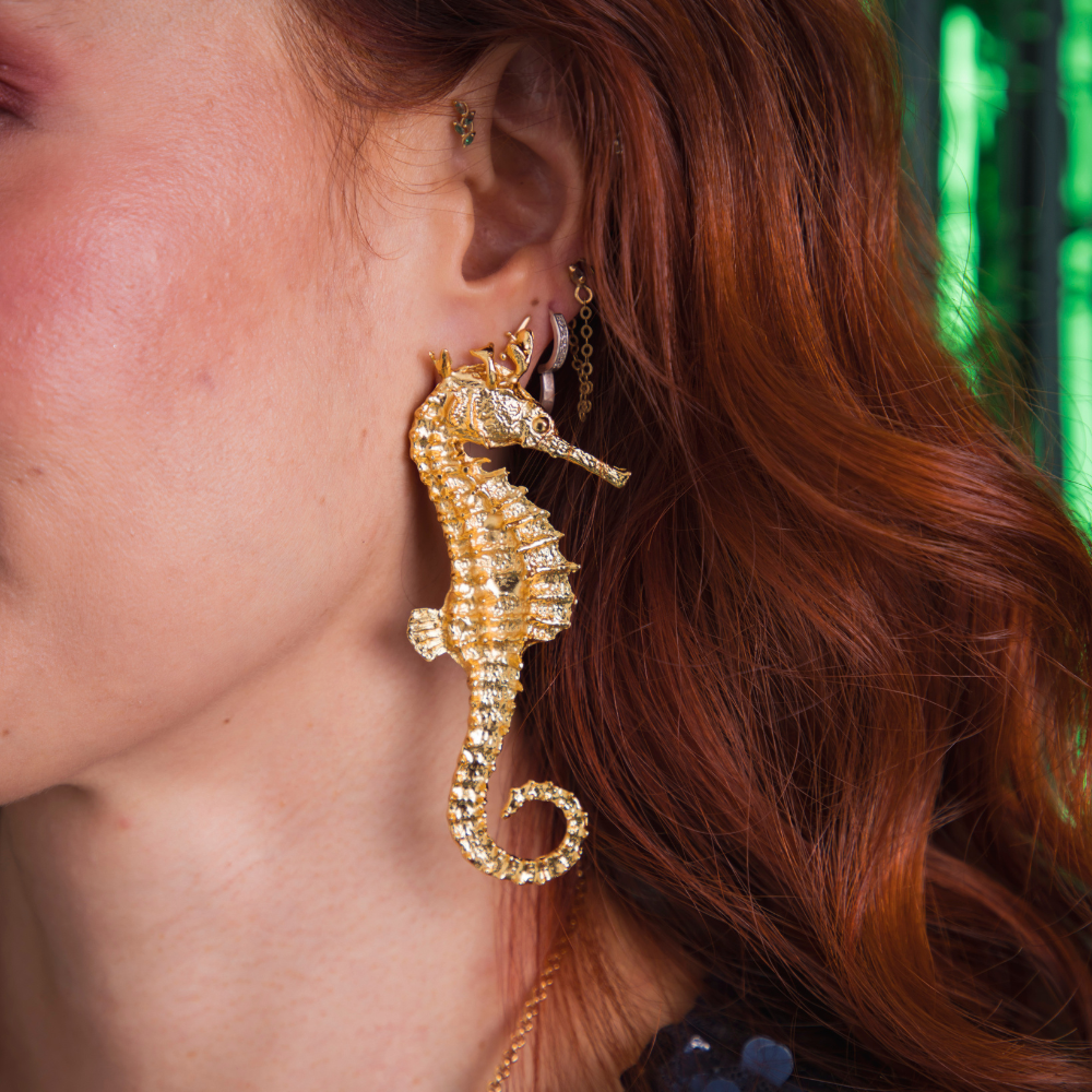 ARETES CABALLITO DE MAR MAXI