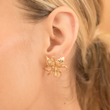 ARETES CATALEYA MEDIANA PINTADOS