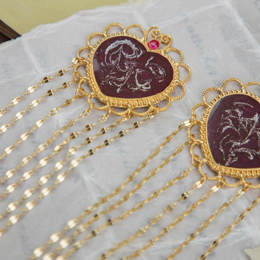 ARETES EL CORAZON DE ELOISA