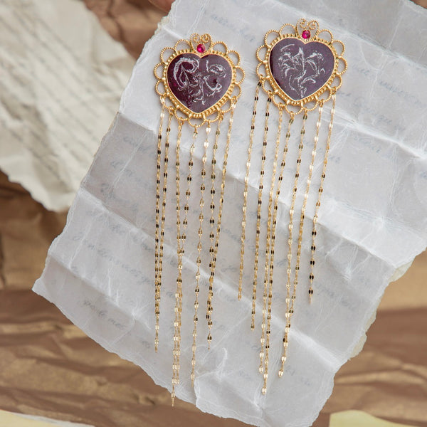 ARETES EL CORAZON DE ELOISA