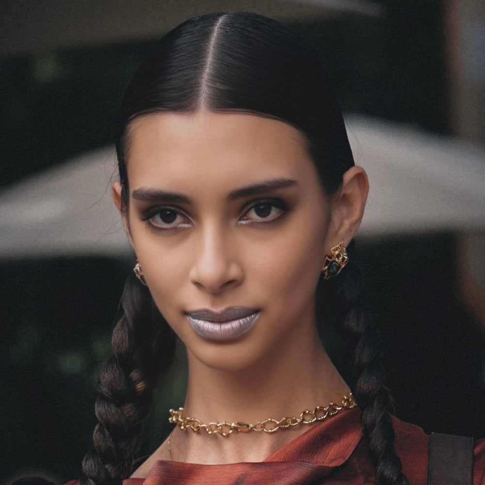 ARETES ESCARABAJO AZUL