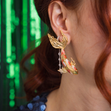 ARETES PEZ KOI MAXI PINTADO