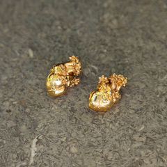 ARETES CORAZÓN ANATÓMICO