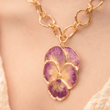 COLLAR FLOR PENSAMIENTO
