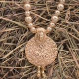COLLAR OVEJA Y PERLAS