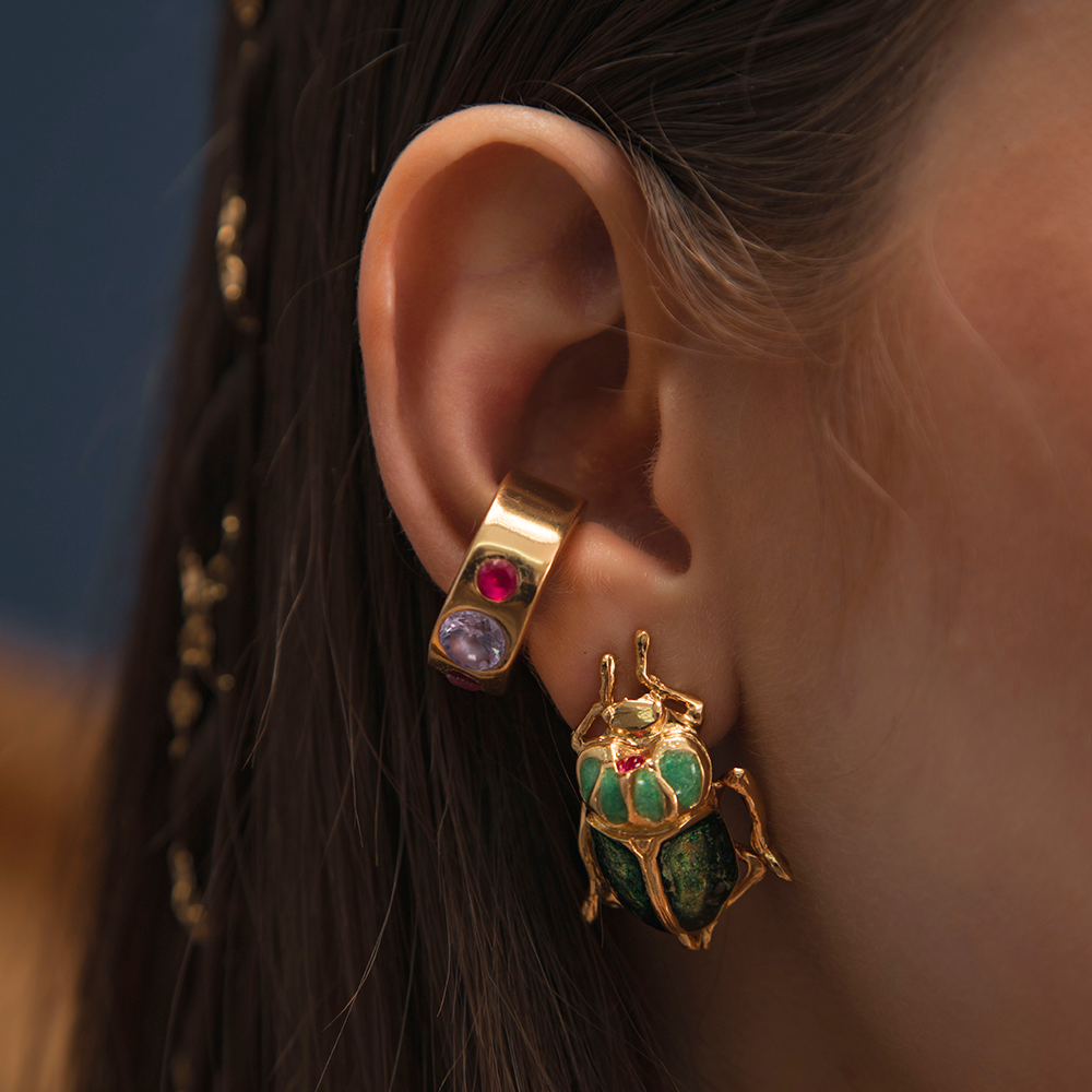 EARCUFF DE CIRCONES EL CAIRO