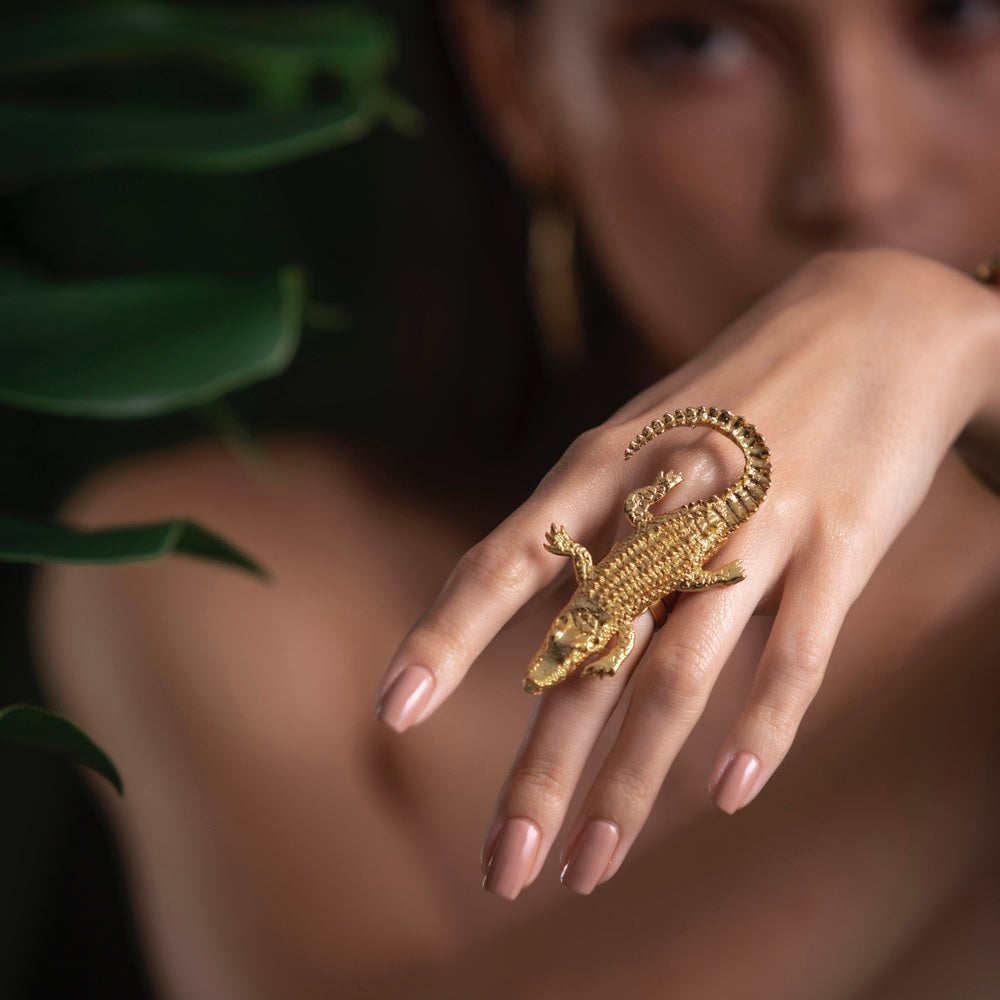 Anillo Cocodrilo – SIMPLE Joyas a Mano