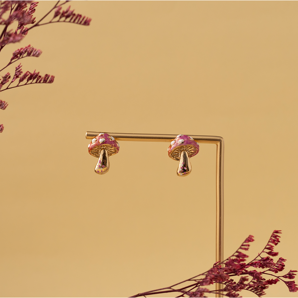 ARETES HONGO PINTADOS